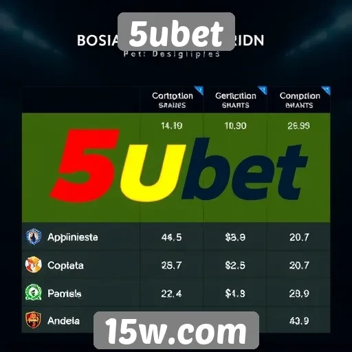 Comparação entre 5ubet e concorrentes do setor